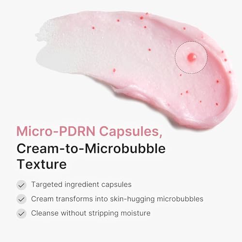 Mini Booster Pro plus Pink Cleansing Duo Set: Mini Booster Pro Cleansing Device Pink and PDRN Capsule Foam Cleanser | Pore, Makeup, Excess Sebum Care | Deep Cleansing Routine, Korean Skincare