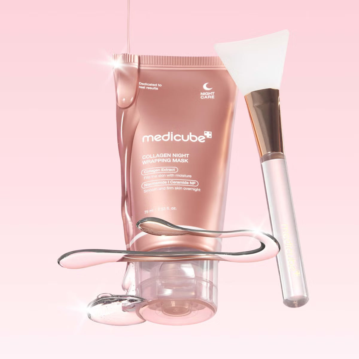 Medicube | Collagen Night Wrapping Mask & Brush