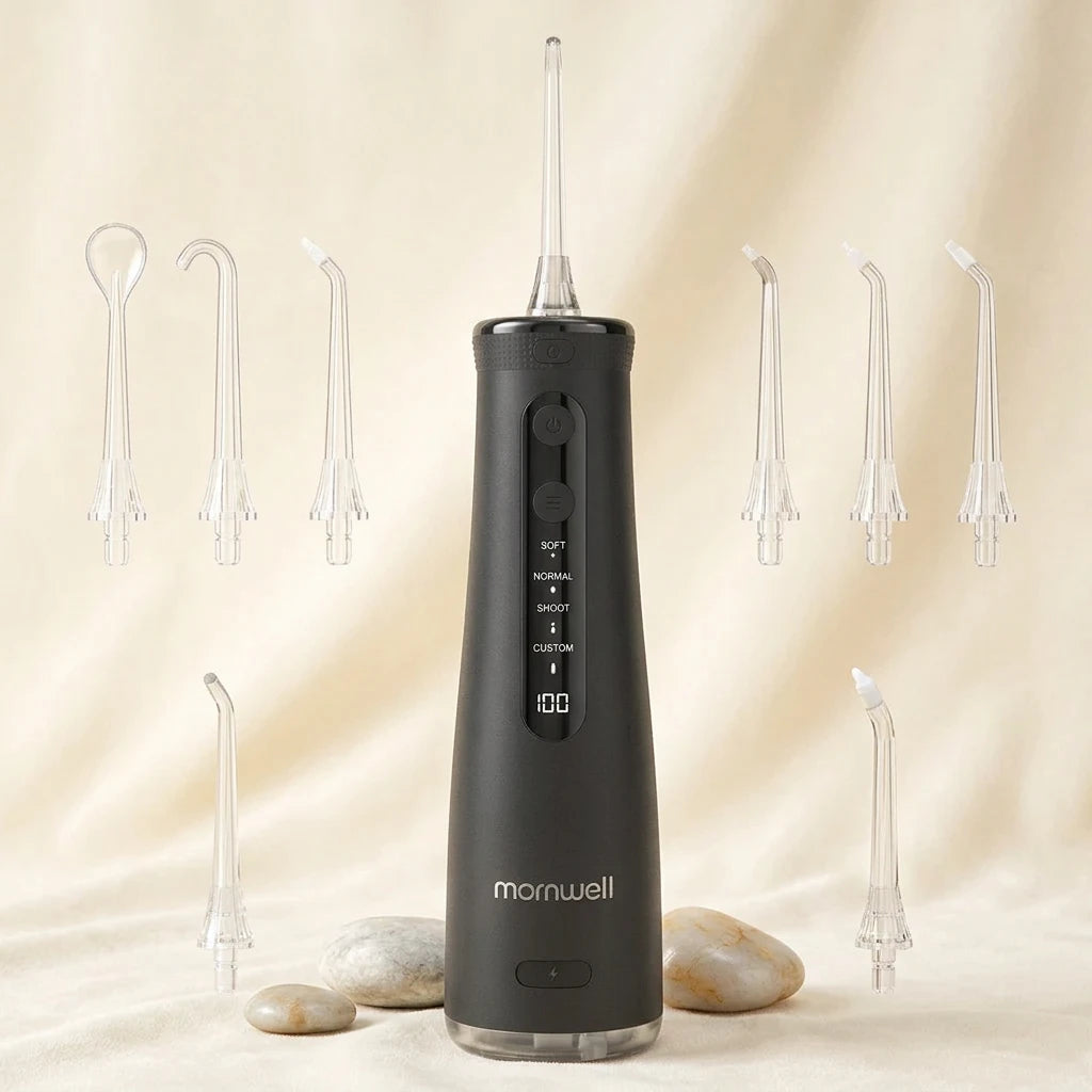 F32 Water Floss Oral Teeth Whitening Home Appliance Sonic Water Flosser 260ML Tank Teeth Cleaner Oral Water Jet